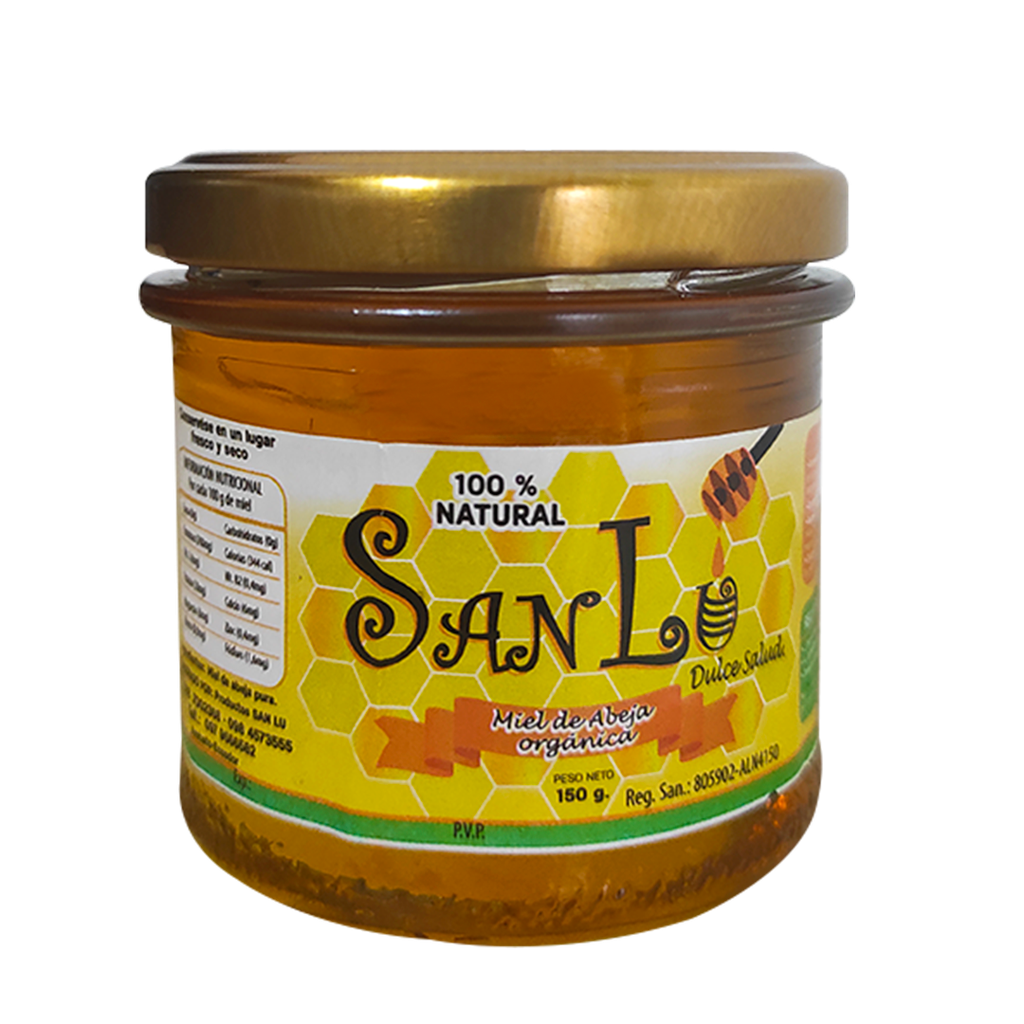 MIEL DE ABEJA ORGANICA 150GR SAN LU 