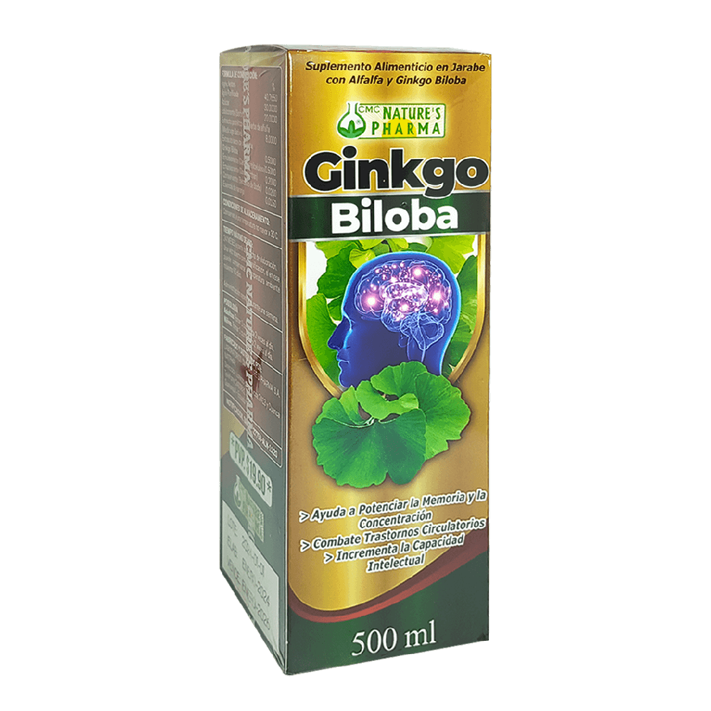 GINKGO BILOBA JARABE 500 ML NATURES PHARMA