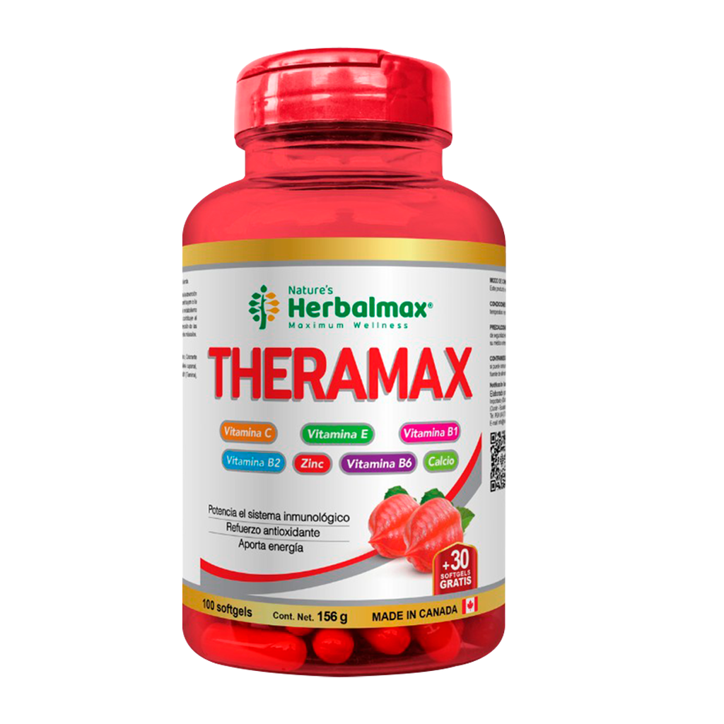 THERAMAX 156G SOFTGELS X130 NATURES HERBALMAX