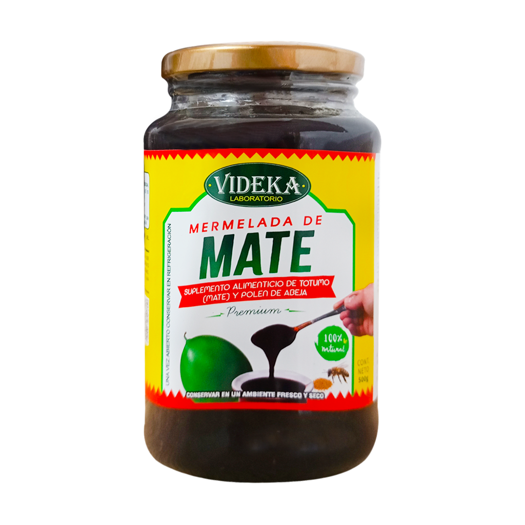 MERMELADA DE MATE SUPLEMENTO EN JALEA 500G VIDEKA