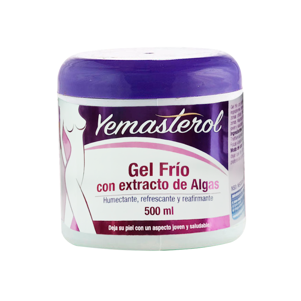 GEL FRIO CON EXTRACTO DE ALGAS 500ML YEMASTEROL