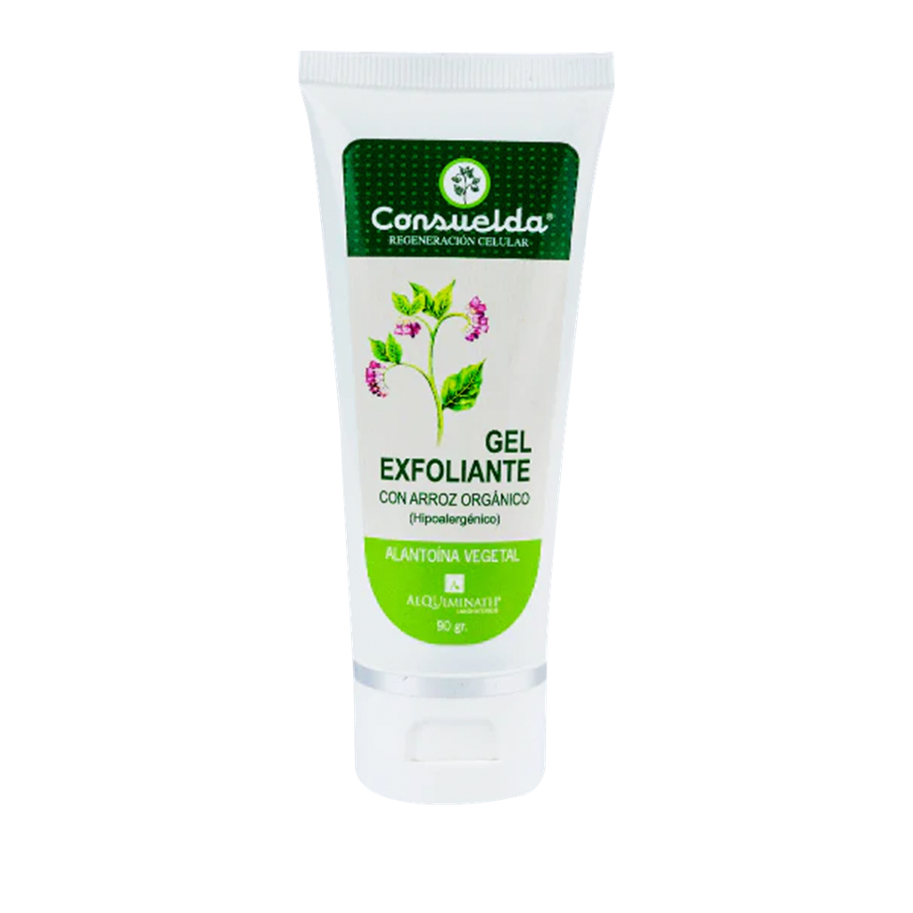 GEL EXFOLIANTE CON ARROZ ORGANICO 90GR ALQUIMINATH
