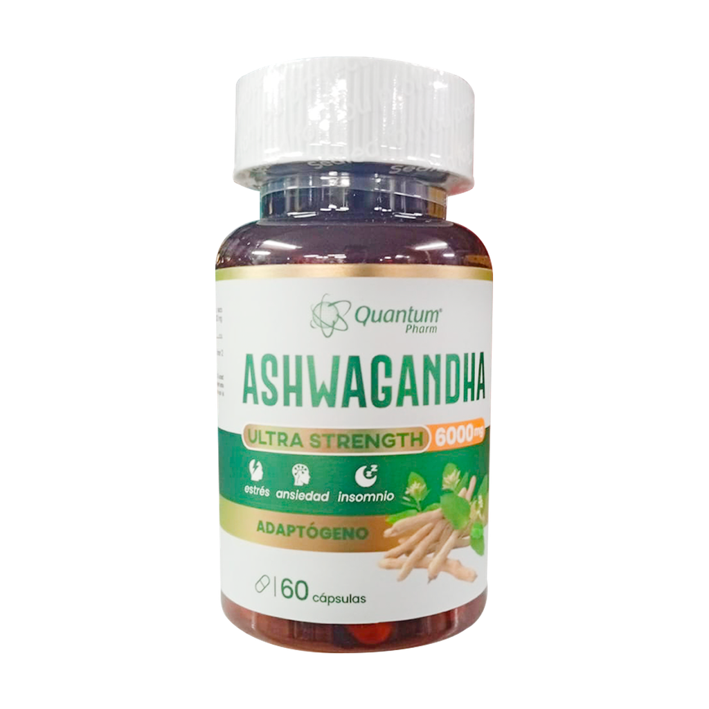 ASHWAGANDHA 6000MG CAPSULAS X60 QUANTUMPHARM