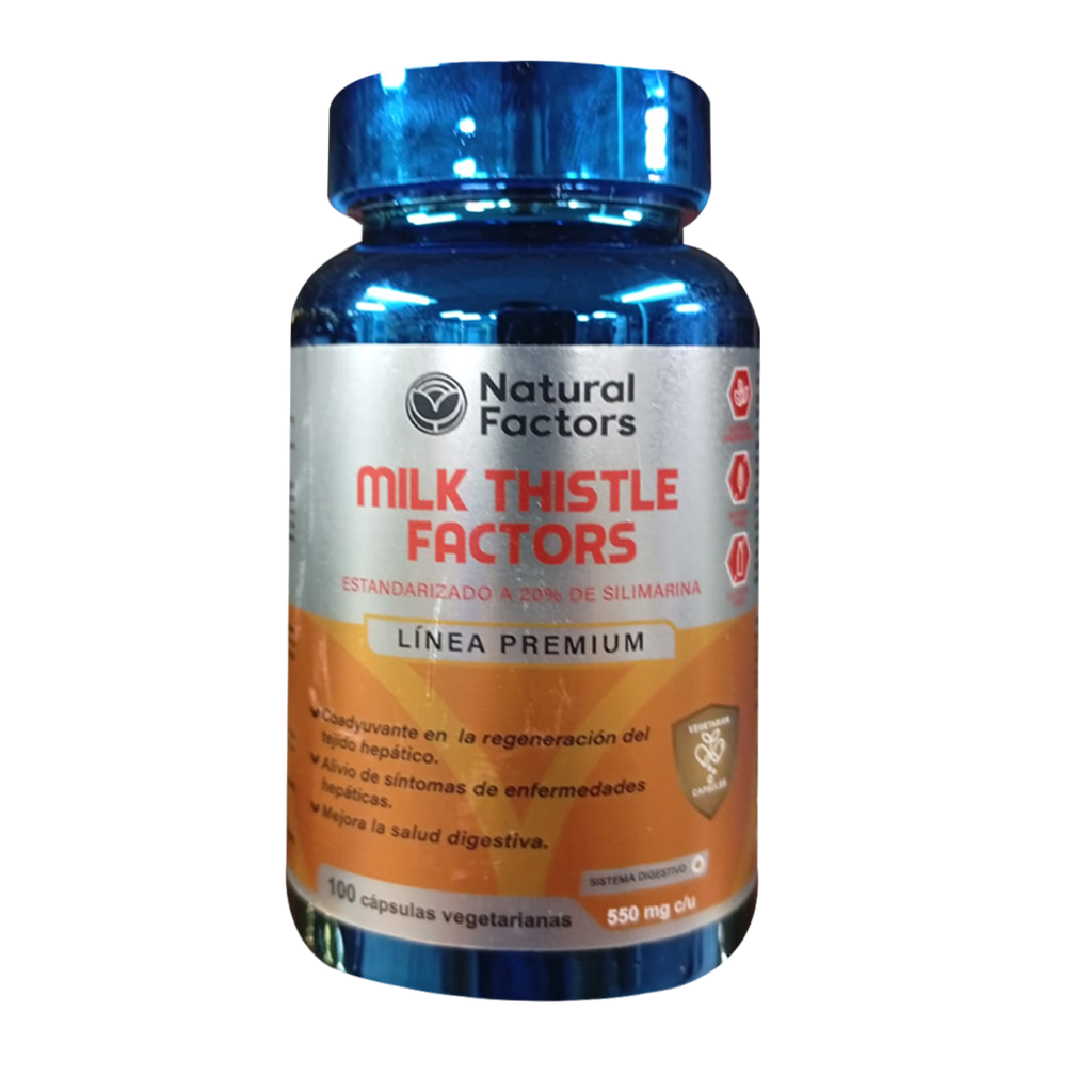 MILK THISTLE FACTORS CAPSULAS X100 NATURAL FACTORS