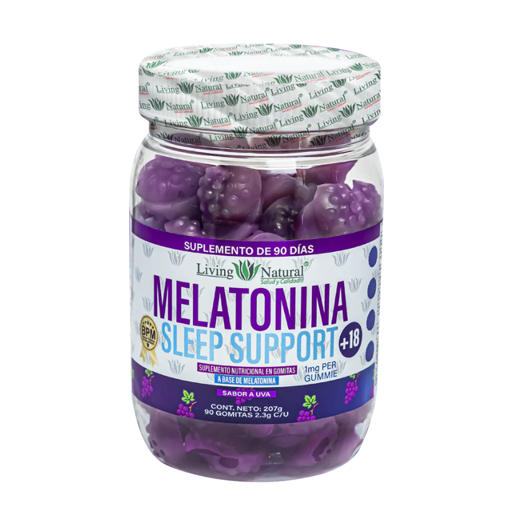 MELATONINA SLEEP SUPPORT GOMITAS X90 LIVING NATURAL