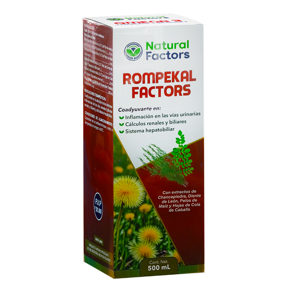 ROMPEKAL FACTORS JARABE 500ML NATURAL FACTORS