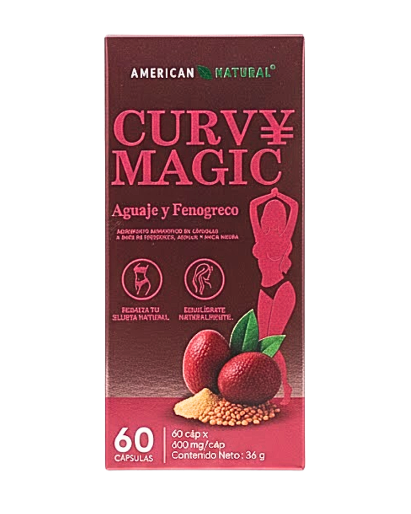 CURVY MAGIC 600MG CPASULAS X60 AMERICAN NATURAL