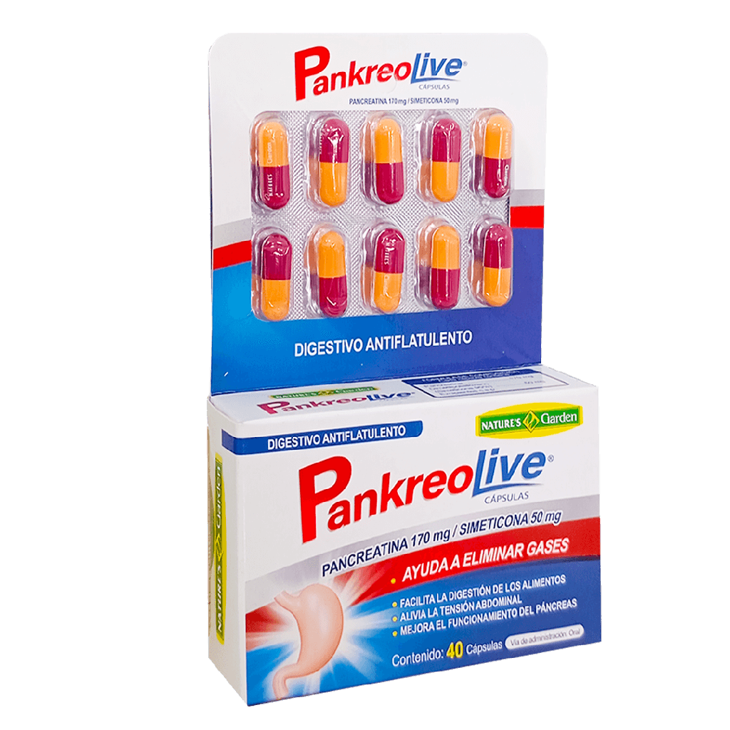 PANKREOLIVE CAPSULAS X 40 NATURES GARDEN
