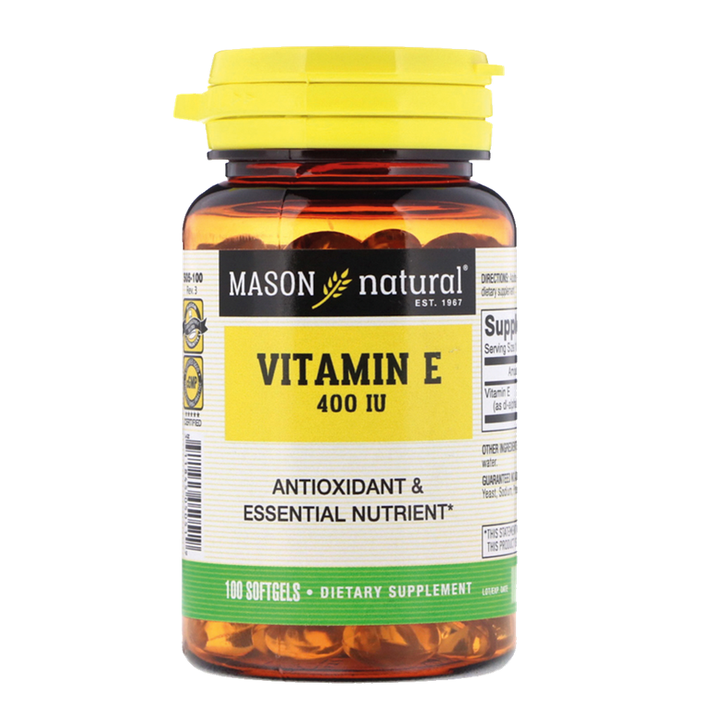 E 400 IU VITAMINA E CAPSULAS X 100 MASON