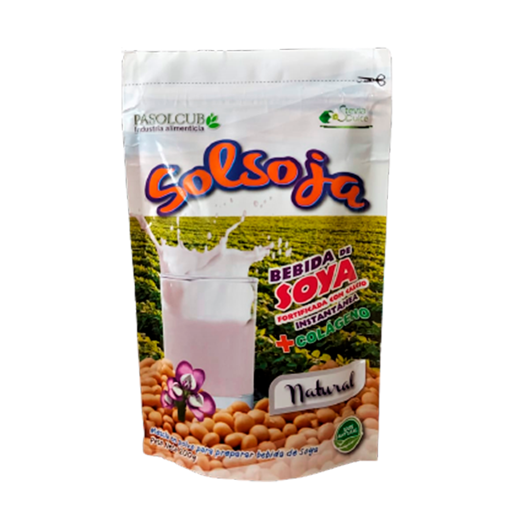 SOLSOJA BEBIDA DE SOYA EN POLVO 200G PASOLCUB