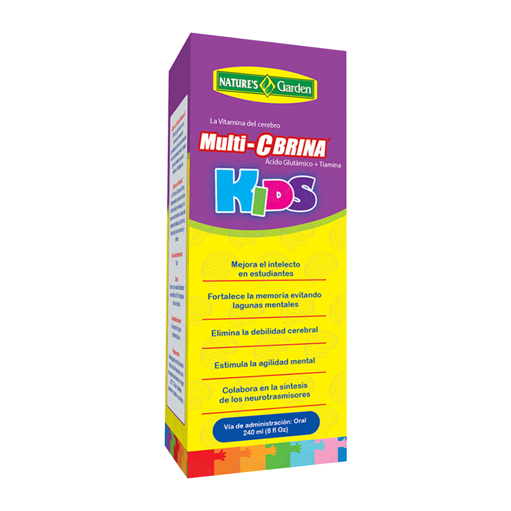 MULTICBRINA KIDS JARABE DE 240 ML NATURES GARDEN