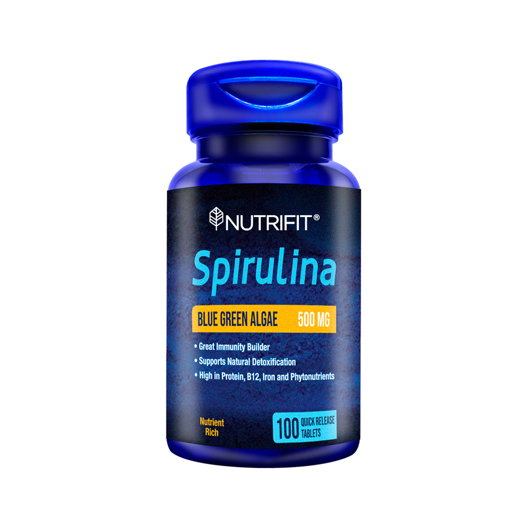 SPIRULINA 500MG TABLETAS X100 NUTRIFIT