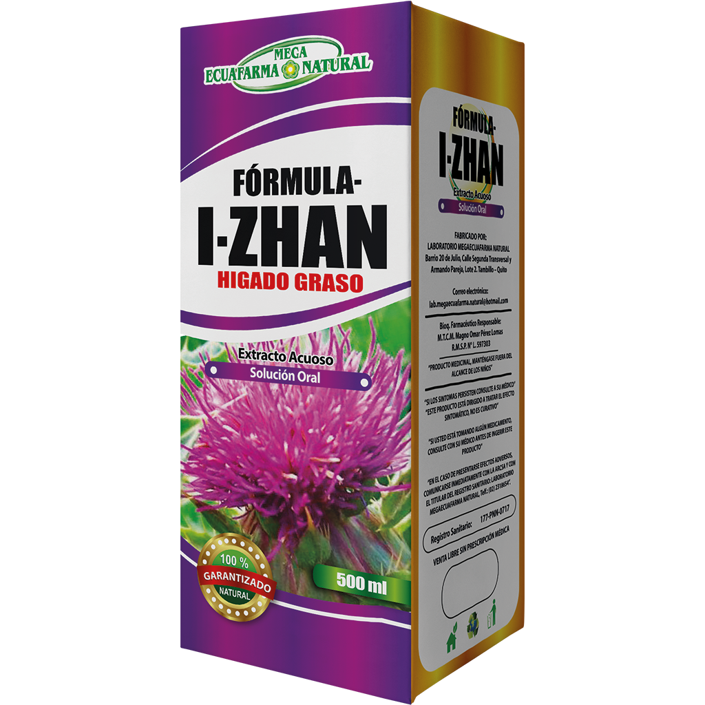 FORMULA-I-ZHAN SOLUCIÓN ORAL 500 ML MEGAECUAFARMA NATURAL
