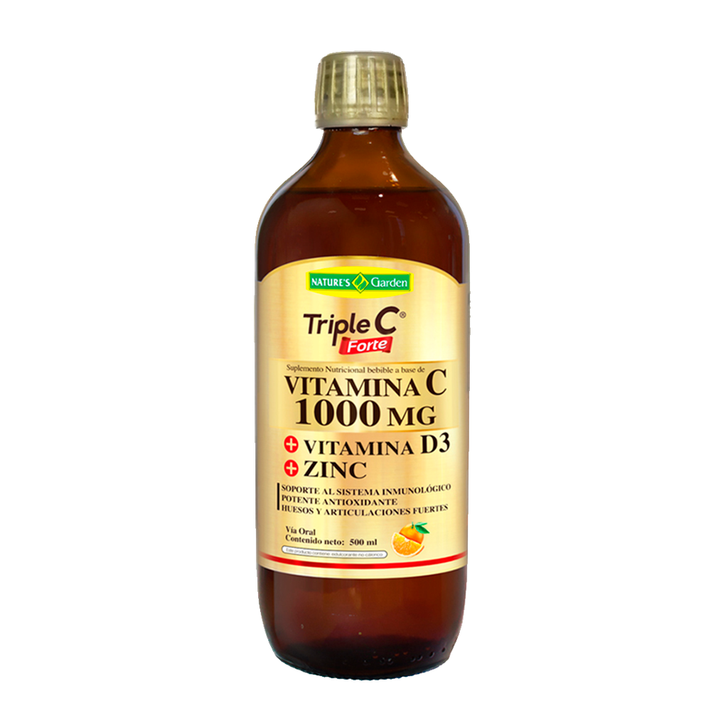 TRIPLE C FORTE JARABE 500ML NATURES GARDEN