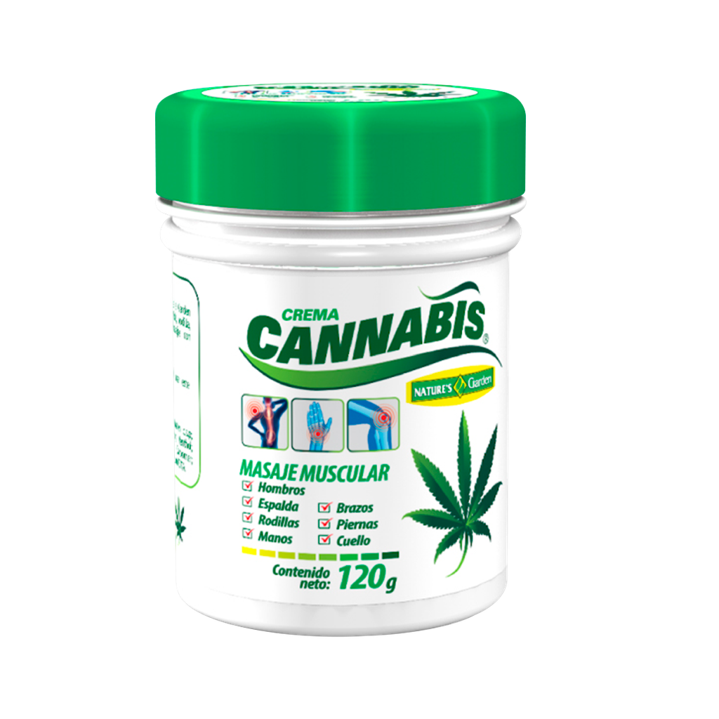 CANNABIS CREMA 120G NATURES GARDEN