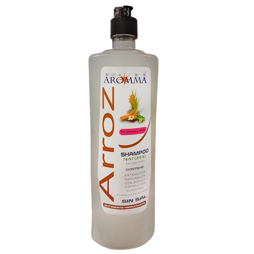 [8675] ARROZ SHAMPOO NATURAL 750ML AROMMA