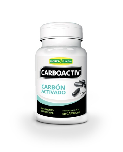 [6960] CARBOACTIV CAPSULAS X60 NATURES GARDEN