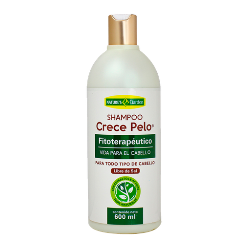 [4169] CRECE PELO SHAMPOO DE 600 ML DE GARDEN