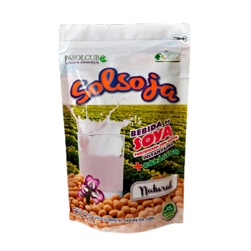 [7822] SOLSOJA BEBIDA DE SOYA EN POLVO 200G PASOLCUB