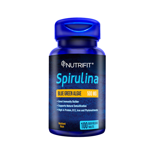 [7954] SPIRULINA 500MG TABLETAS X100 NUTRIFIT