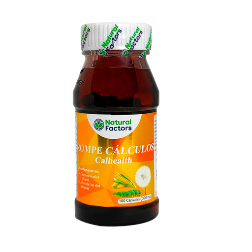 [7698] ROMPE CÁLCULOS CALHEALTH CAPSULAS X100 NATURAL FACTORS