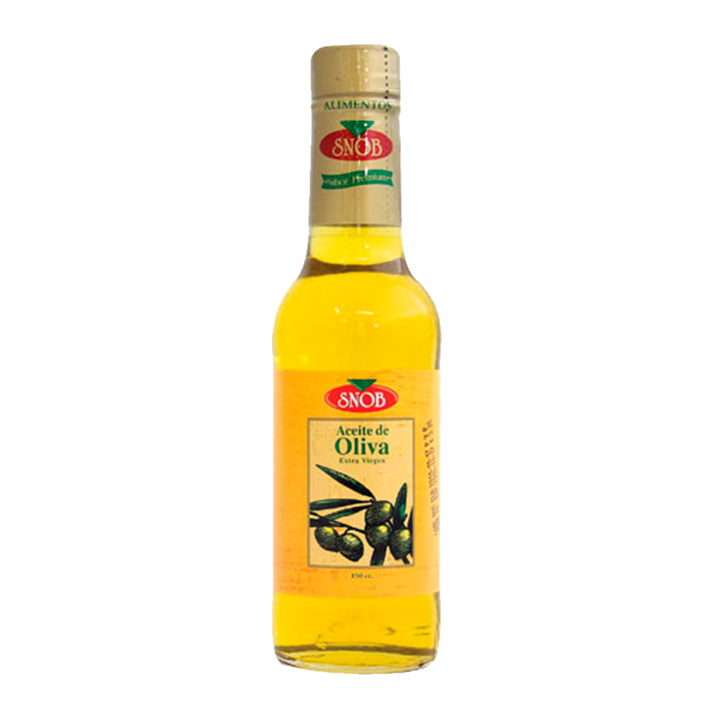 ACEITE DE OLIVA EXTRA VIRGEN 150 CC SNOB 