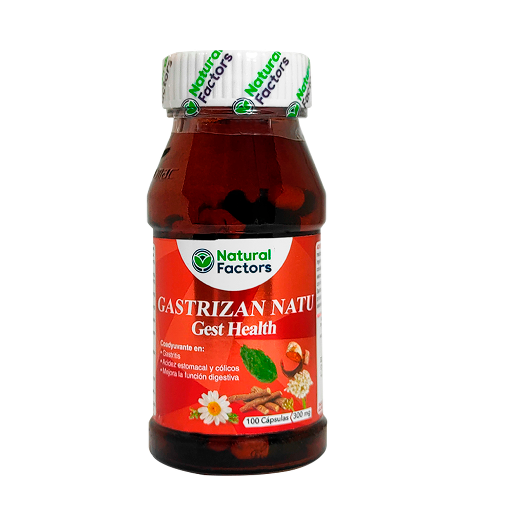 GASTRIZAN NATU GEST HEALTH CAPSULAS X100 NATURAL FACTORS 