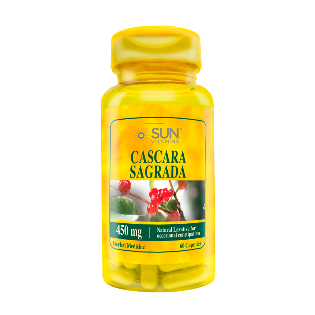 CASCARA SAGRADA 450MG CAPSULAS X60 SUN VITAMINS 