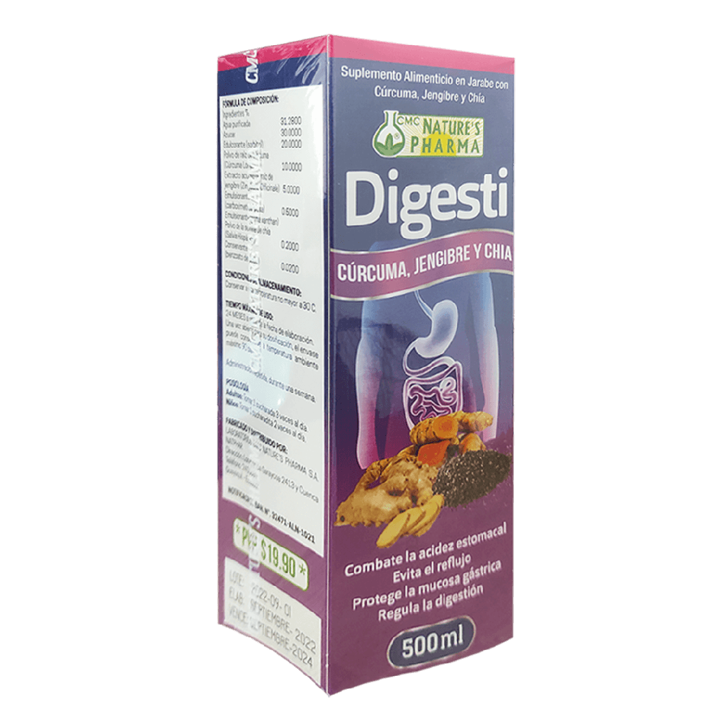 DIGESTI JARABE 500 ML NATURES PHARMA 