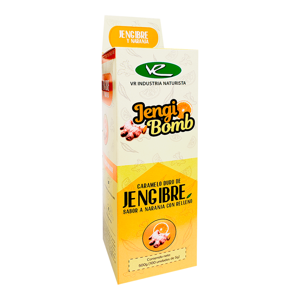 JENGI BOMB CARAMELO CAJA X100 VR