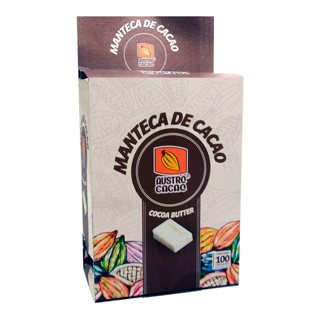 MANTECA DE CACAO SOBRES X100 3.5G AUSTRO CACAO
