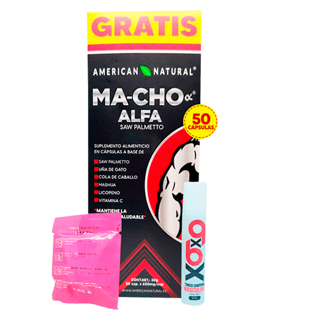 MACHO ALFA SAW PALMETTO CAPSULAS X50 AMERICAN NATURAL