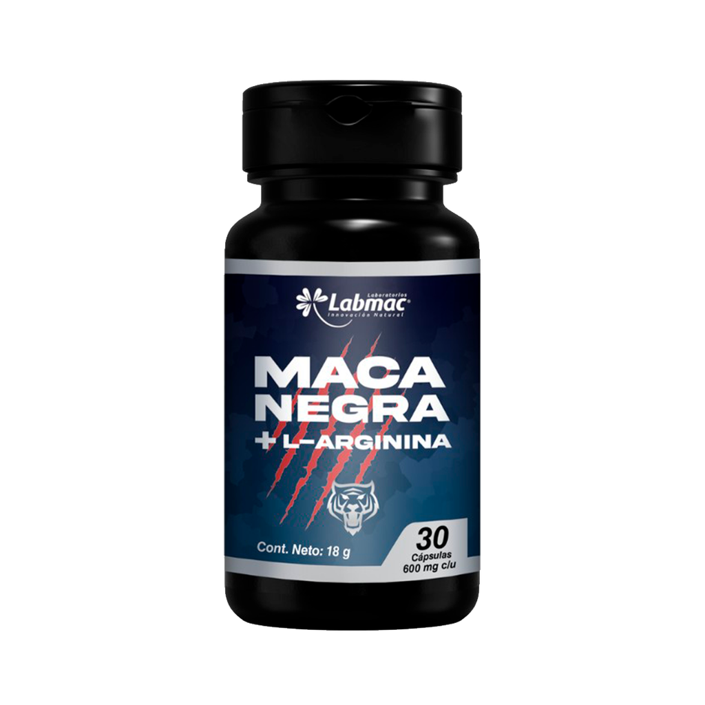 MACA NEGRA+ L-ARGININA 600MG CAPSULAS X30 LABMAC