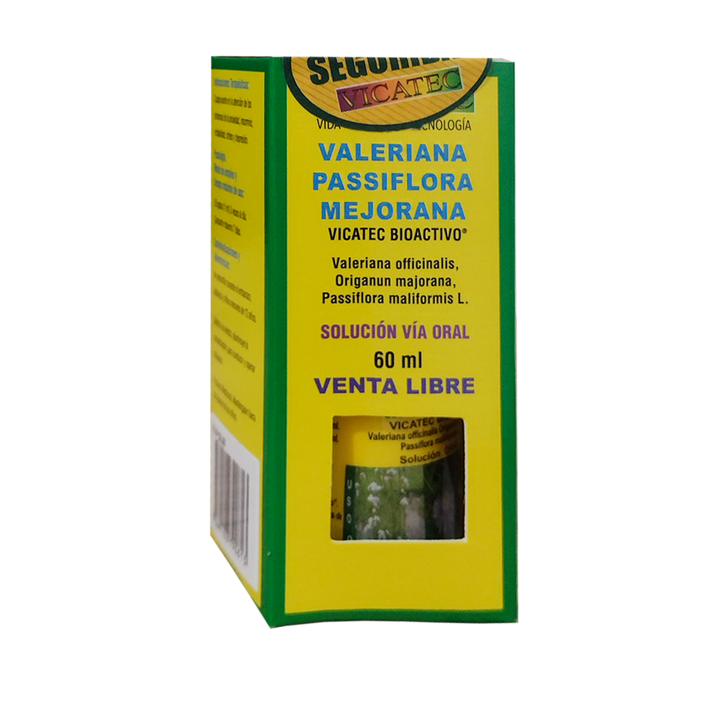 VALERIANA PASSIFLORA MEJORANA GOTAS 60ML VICATEC