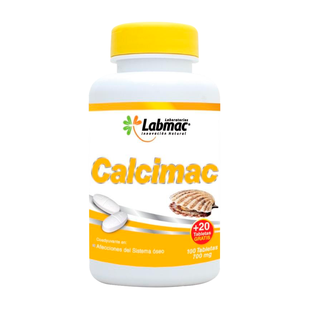 CALCIMAC TABLETAS X 100 + 20 LABMAC