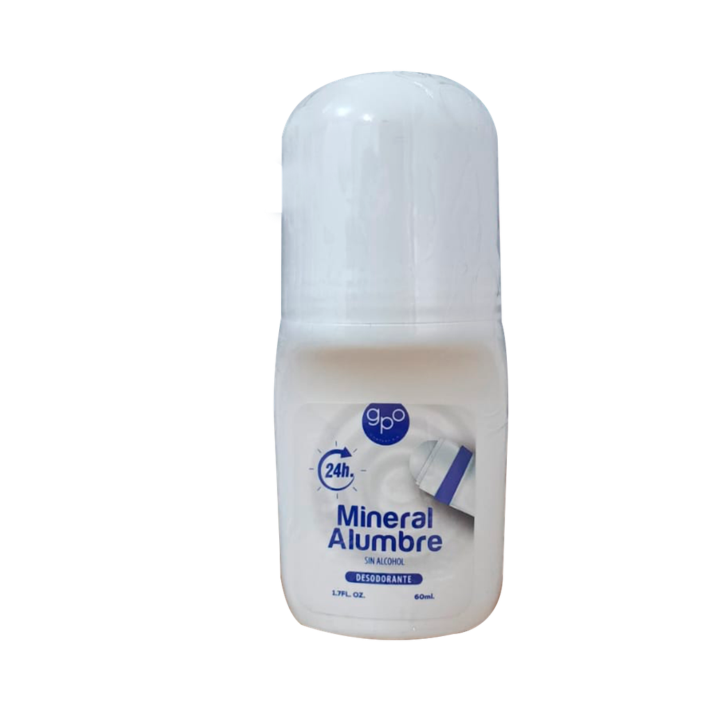 MINERAL ALUMBRE DESODORANTE ROLL ON 60ML GPO