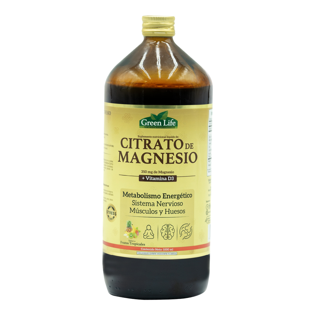 CITRATO DE MAGNESIO 350MG SOLUCION ORAL 1000ML GREEN LIFE