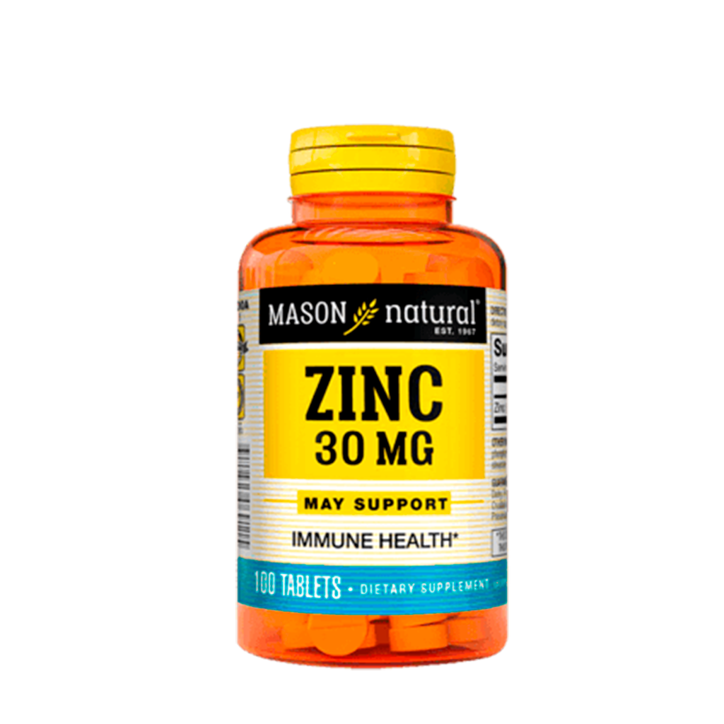 ZINC 30MG TABLETAS X100 MASON