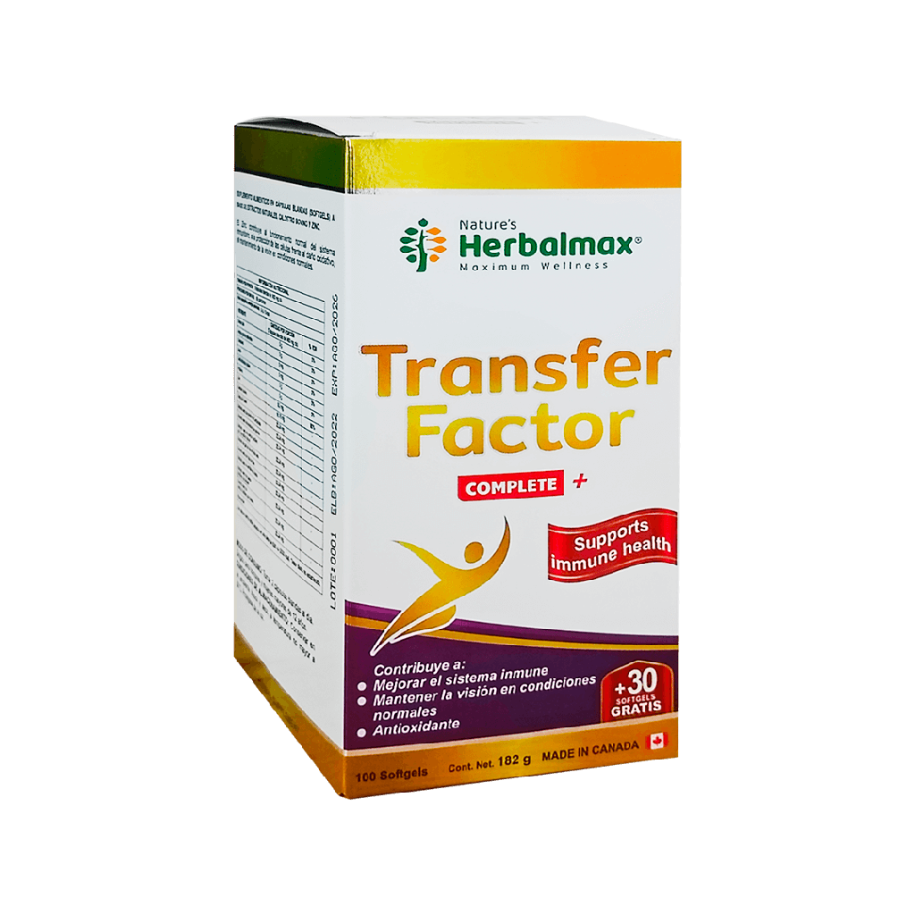 TRANSFER FACTOR FORMULA SOFTGELS X100+30 NATURES HERBALMAX