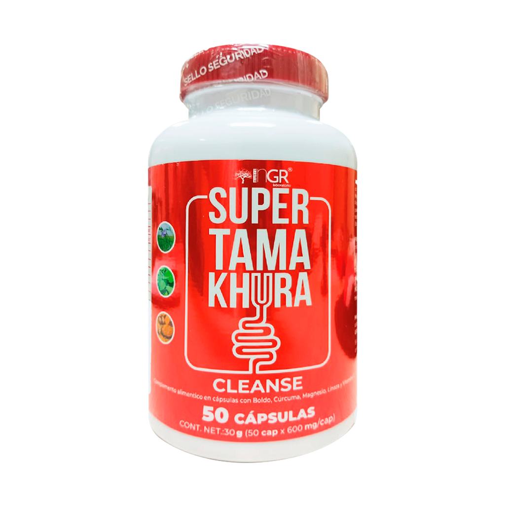 SUPER TAMAKHURA CLEANSE CAPSULAS X50 NGR