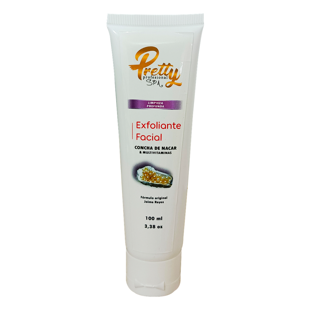 EXFOLIANTE FACIAL CONCHA DE NACAR CREMA 100ML PRETTY PROFESIONAL SPA