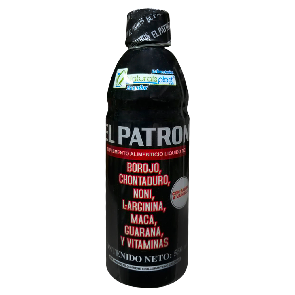 EL PATRON SOLUCION ORAL 550ML NATURALSPLAST