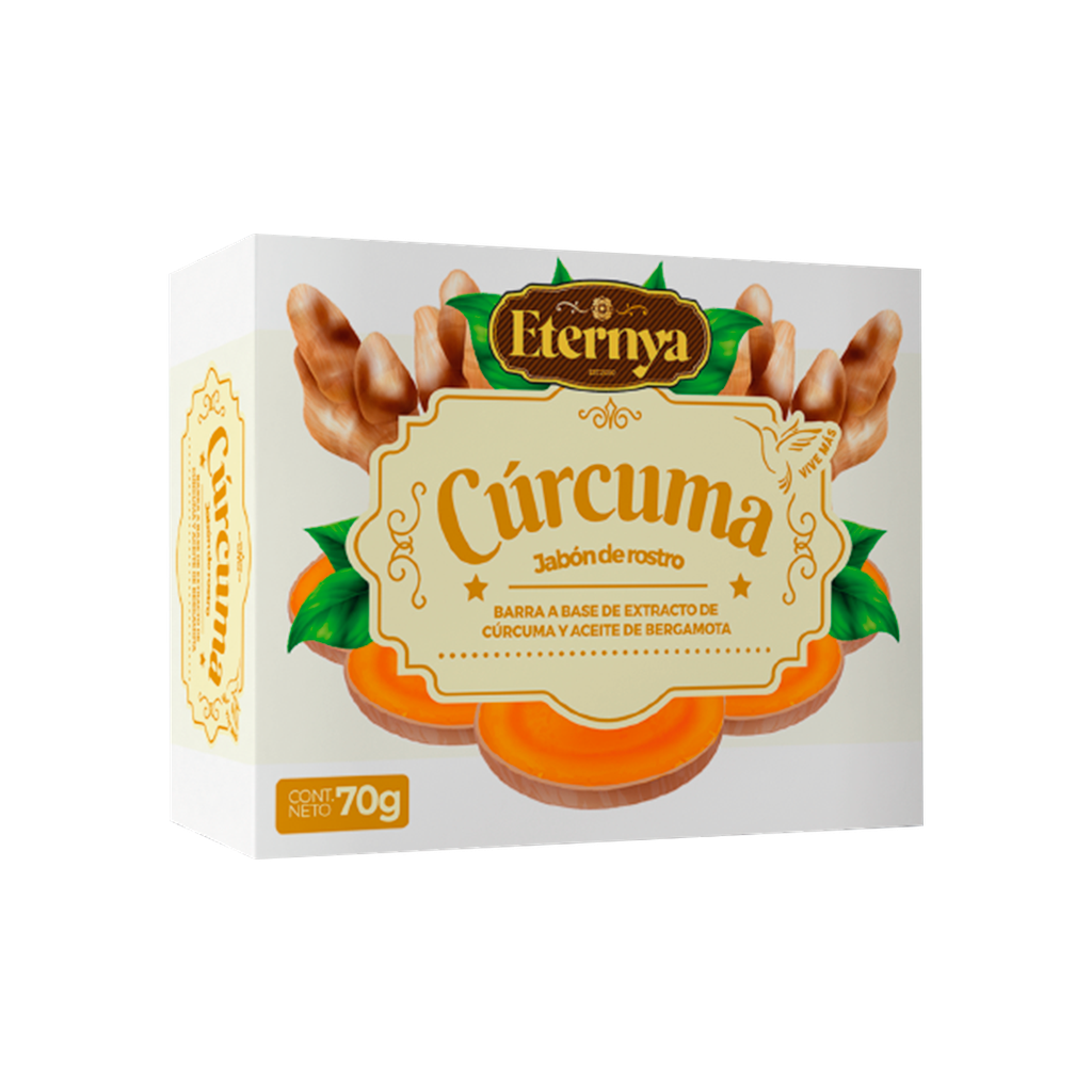 CURCUMA JABON DE ROSTRO 70G ETERNYA