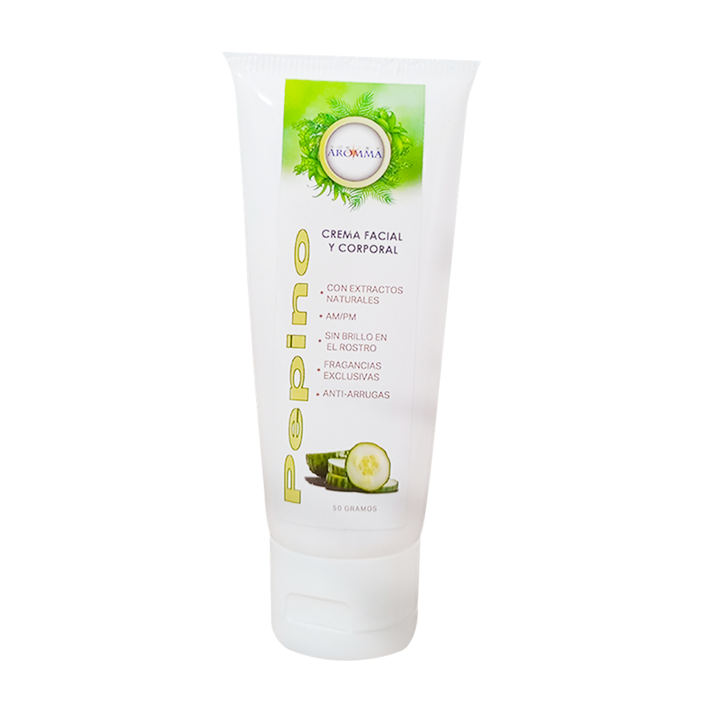 PEPINO CREMA FACIAL Y CORPORAL 50GR AROMMA