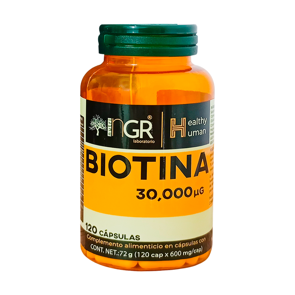 BIOTINA 30000 CAPSULAS X120 NGR LABORATORIO
