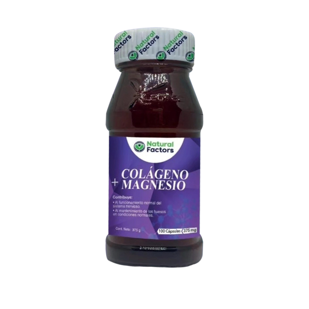 COLAGENO + MAGNESIO X100 NATURAL FACTORS