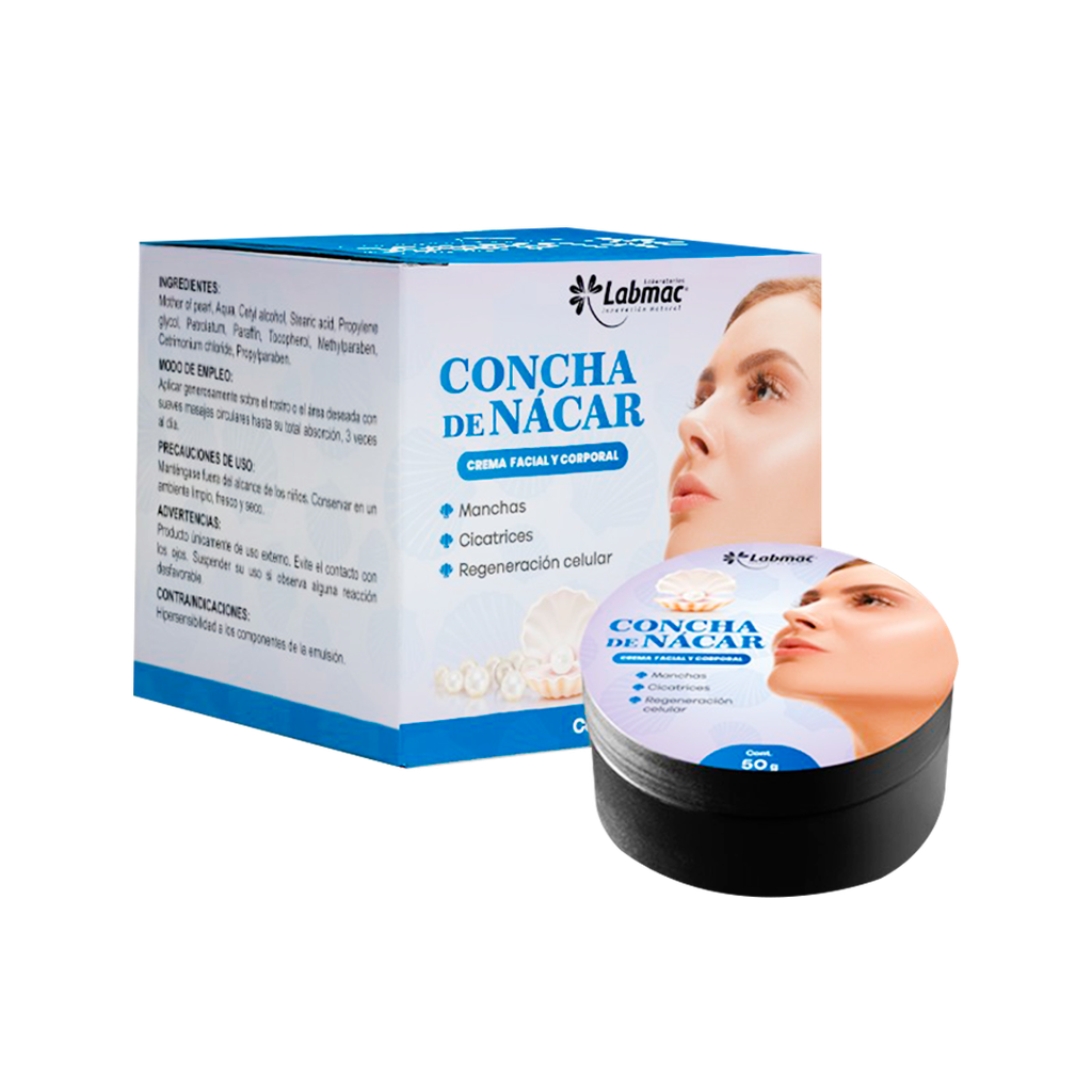 CONCHA DE NACAR CREMA FACIAL 50G LABMAC