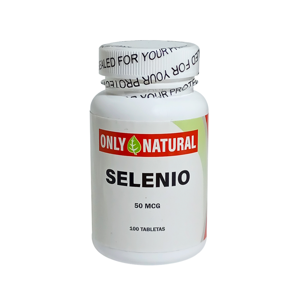 SELENIO 50MCG TABLETAS X100 ONLY NATURAL
