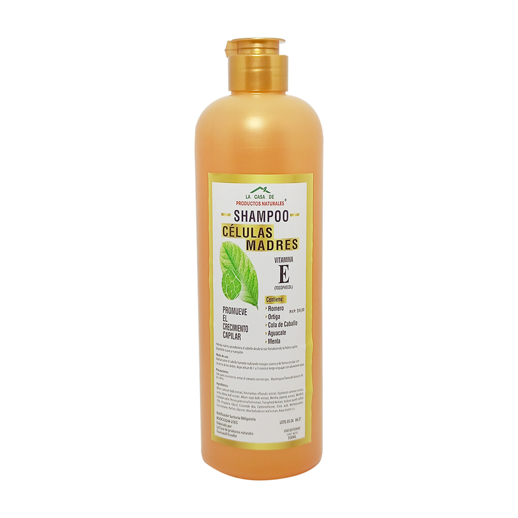 CÉLULAS MADRE SHAMPOO 500ML LA CASA DE PRODUCTOS NATURALES