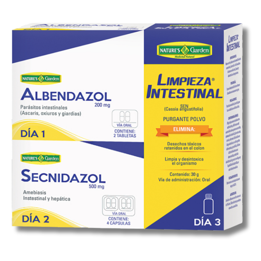 KIT ANTIPARASITARIO X3 NATURES GARDEN